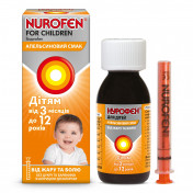 Нурофєн для дітей апельсиновий смак суспензія оральна 100 мл