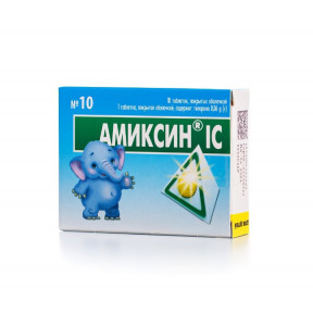 Аміксин IC таблетки по 0,06 г, 10 шт.