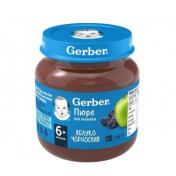 Фруктовое пюре Gerber Яблоко и чернослив, 130 г