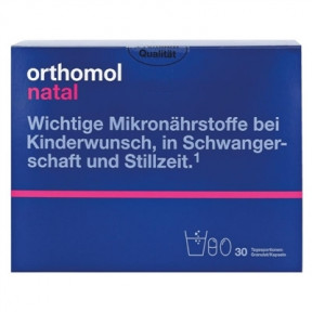 Ортомол Orthomol Natal гран. new (вітаміни для мами та малюка) 30 днів