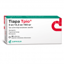 Тіара Тріо таблетки по 5 мг/12,5 мг/160 мг, 28 шт.