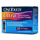 One Touch Ultra тест-полоски для определения уровня глюкозы, 50 шт.
