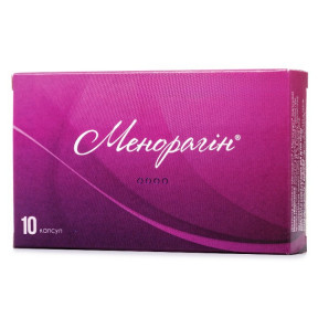 Менорагин диетическая добавка для здоровья женщин капсулы, 10 шт.