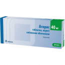 Аторис таблетки по 40 мг, 30 шт.