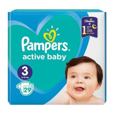 Памперс підгузники Active Baby Midi (6-10 кг) Середня 29