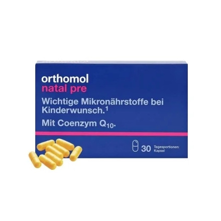 Ортомол Orthomol Natal pre капс.(вітаиіни для планування вагітності) 30 днів №30