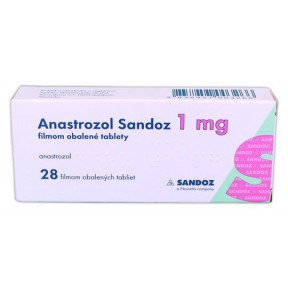 Анастрозол Сандоз таблетки по 1 мг, 28 шт.