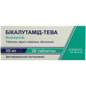 Бікалутамід-Тева таблетки по 50 мг, 28 шт.