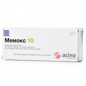 Мемокс таблетки от болезни Альцгеймера по 10 мг, 30 шт.