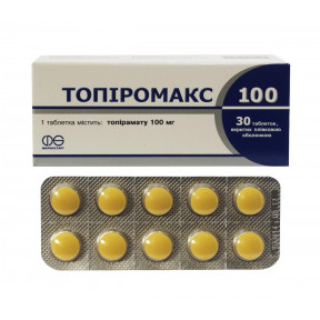 Топіромакс таблетки по 100 мг, 30 шт.