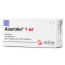 Азагилин противопаркинсонические таблетки 1 мг №30
