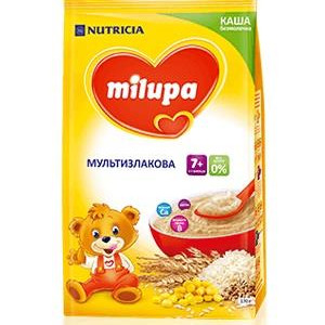 Мілупа каша б/молока 170гр мультизлакова /0034