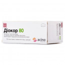 Діокор таблетки при артеріальній гіпертензії 80 мг №90